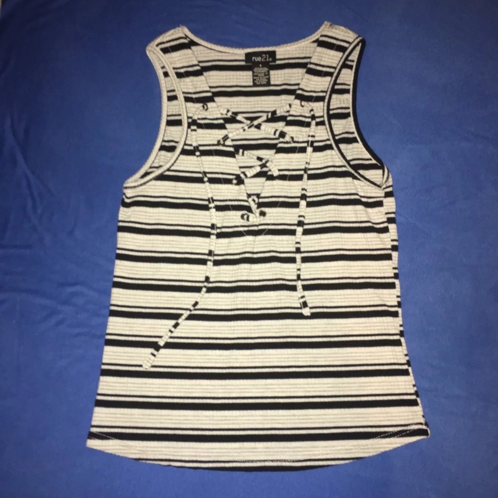 Lace Front Tank Top